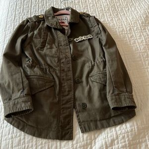 Scotch&Soda khaki girls parka size 4T
